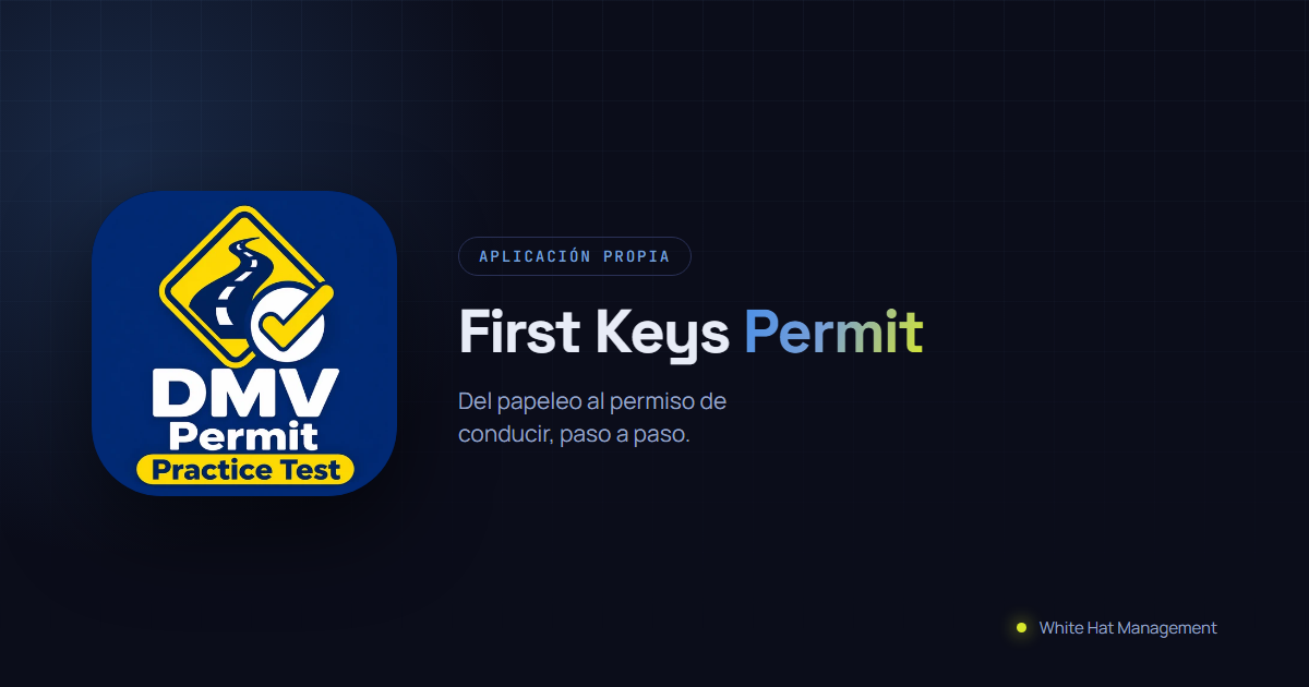 Portada first keys permit