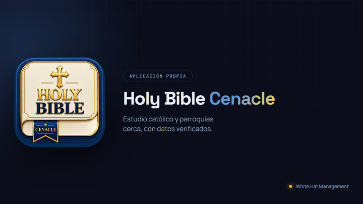 Portada holy bible cenacle